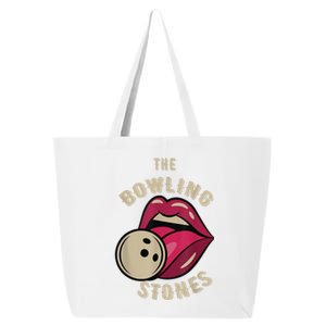 Funny Pun Bowling Stone 25L Jumbo Tote