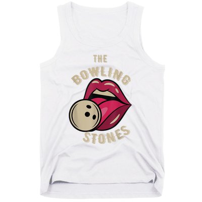 Funny Pun Bowling Stone Tank Top