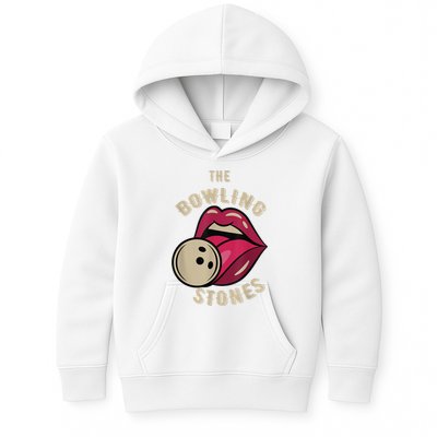Funny Pun Bowling Stone Kids Hoodie