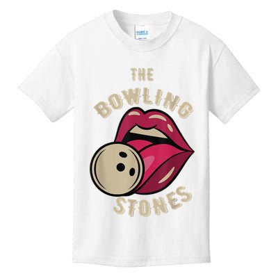 Funny Pun Bowling Stone Kids T-Shirt