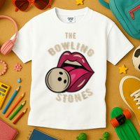 Funny Pun Bowling Stone Kids T-Shirt