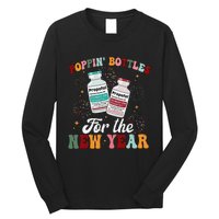 Funny Poppin Bottles For The New Year Icu Nurse Propofol Crna Long Sleeve Shirt