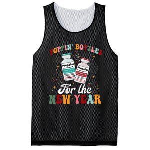 Funny Poppin Bottles For The New Year Icu Nurse Propofol Crna Mesh Reversible Basketball Jersey Tank