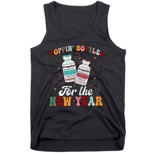 Funny Poppin Bottles For The New Year Icu Nurse Propofol Crna Tank Top