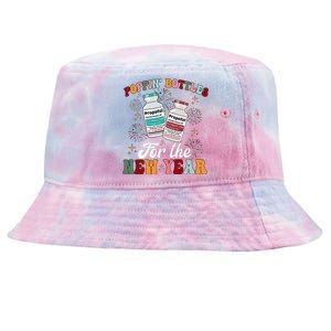 Funny Poppin Bottles For The New Year Icu Nurse Propofol Crna Tie-Dyed Bucket Hat