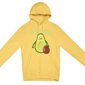 Funny Papacado Best Dad Fathers Day Premium Pullover Hoodie