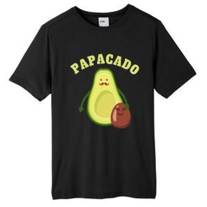 Funny Papacado Best Dad Fathers Day Tall Fusion ChromaSoft Performance T-Shirt