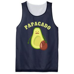 Funny Papacado Best Dad Fathers Day Mesh Reversible Basketball Jersey Tank