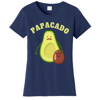 Funny Papacado Best Dad Fathers Day Women's T-Shirt