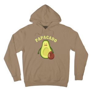 Funny Papacado Best Dad Fathers Day Hoodie