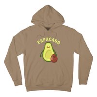 Funny Papacado Best Dad Fathers Day Hoodie