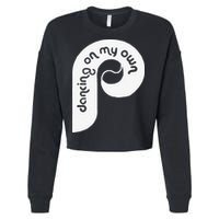 Funny Philadelphia Baseball I Keep Dancing On My Cropped Pullover Crew