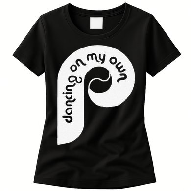 Funny Philadelphia Baseball I Keep Dancing On My Womens T-Shirt