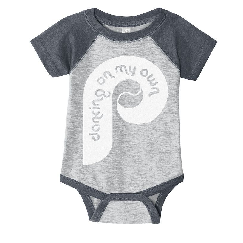 Funny Philadelphia Baseball I Keep Dancing On My Infant Baby Jersey Bodysuit
