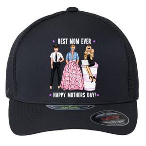 Female Pilot Best Mom Ever Mommy Mothers Day Aeroplane Flys Cute Gift Flexfit Unipanel Trucker Cap