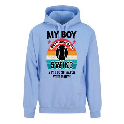 Funny Protective Baseball Mom Sport Mama Game For Mother Unisex Surf Hoodie