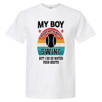 Funny Protective Baseball Mom Sport Mama Game For Mother Garment-Dyed Heavyweight T-Shirt