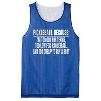 Funny Pickleball Because Pickleball Saying Pickleball Quote Cool Gift Mesh Reversible Basketball Jersey Tank