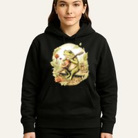 Frog Playing Banjo On Log Hoodie