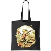 Frog Playing Banjo On Log Bag