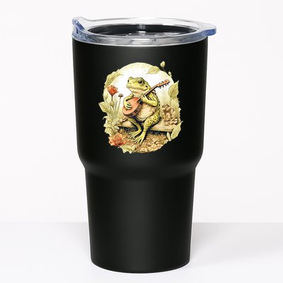 Frog Playing Banjo On Log Tumbler