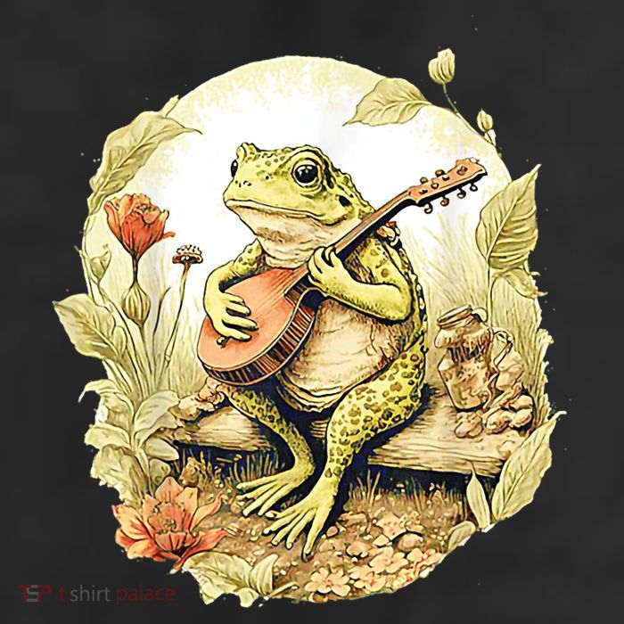 Frog Playing Banjo On Log 25L Jumbo Tote