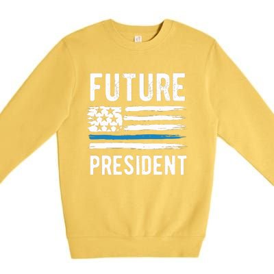 Future President Boy President To Be Premium Crewneck Sweatshirt