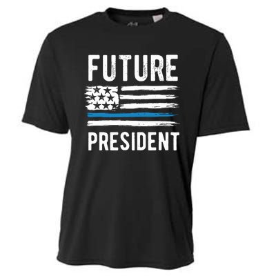 Future President Boy President To Be Cooling Performance Crew T-Shirt