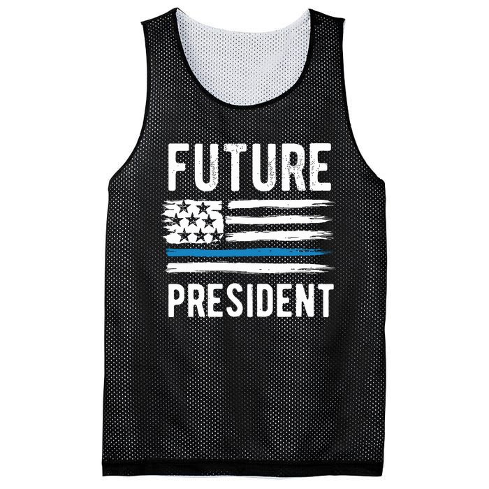 Future President Boy President To Be Mesh Reversible Basketball Jersey Tank