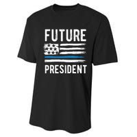 Future President Boy President To Be Performance Sprint T-Shirt