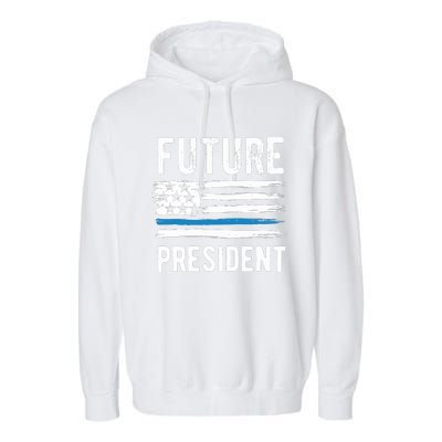 Future President Boy President To Be Garment-Dyed Fleece Hoodie