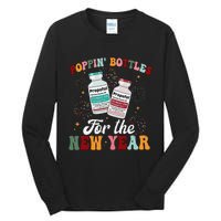 Funny Poppin Bottles For The New Year Icu Nurse Propofol Crna Tall Long Sleeve T-Shirt