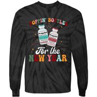 Funny Poppin Bottles For The New Year Icu Nurse Propofol Crna Tie-Dye Long Sleeve Shirt