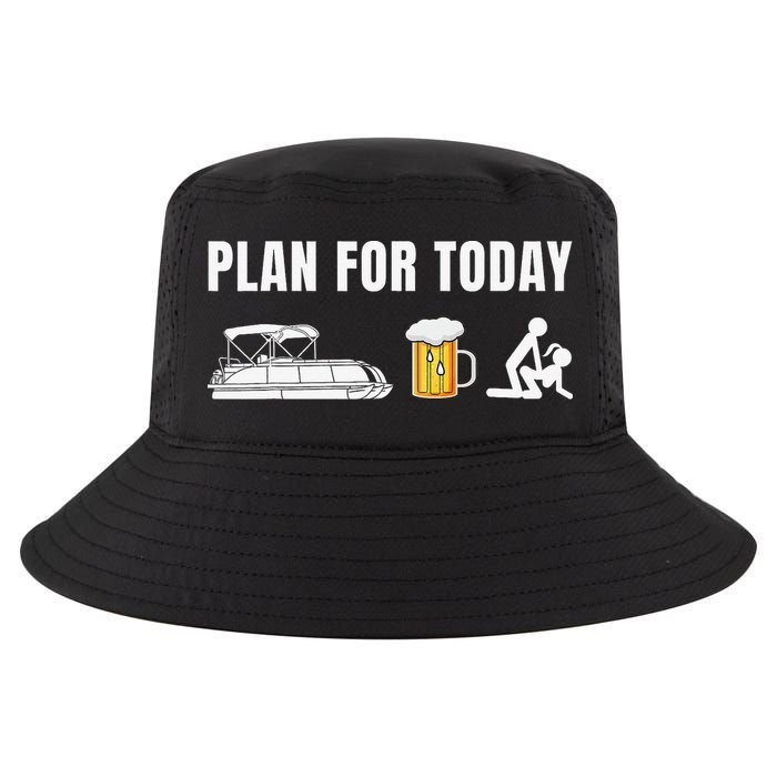 Funny Pontoon Boat Plan for Today Beer Boating  Cool Comfort Performance Bucket Hat