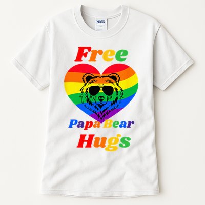 Free Papa Bear Hugs Tall T-Shirt