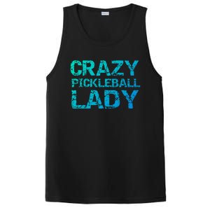 Funny Pickle Ball Quote Fun Crazy Pickleball Lady Gift PosiCharge Competitor Tank