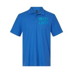 Funny Pickle Ball Quote Fun Crazy Pickleball Lady Gift Softstyle Adult Sport Polo