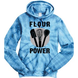 FLOUR POWER Baking Cooking Bread Making Chefs Tie Dye Hoodie