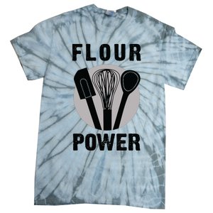 FLOUR POWER Baking Cooking Bread Making Chefs Tie-Dye T-Shirt