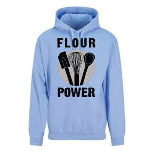 FLOUR POWER Baking Cooking Bread Making Chefs Unisex Surf Hoodie