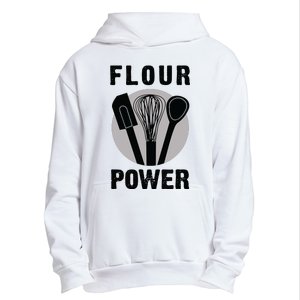 FLOUR POWER Baking Cooking Bread Making Chefs Urban Pullover Hoodie