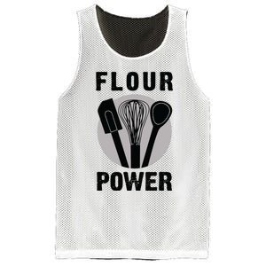 FLOUR POWER Baking Cooking Bread Making Chefs Mesh Reversible Basketball Jersey Tank