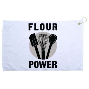 FLOUR POWER Baking Cooking Bread Making Chefs Grommeted Golf Towel