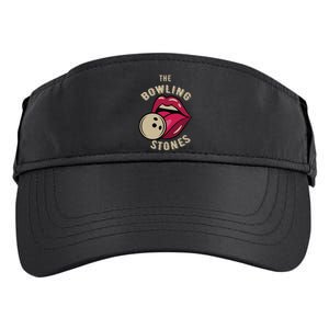 Funny Pun Bowling Stone Adult Drive Performance Visor