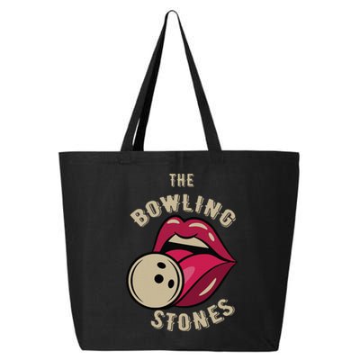 Funny Pun Bowling Stone 25L Jumbo Tote