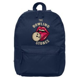 Funny Pun Bowling Stone 16 in Basic Backpack