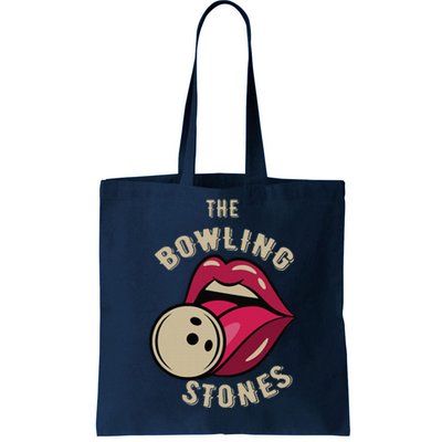 Funny Pun Bowling Stone Tote Bag