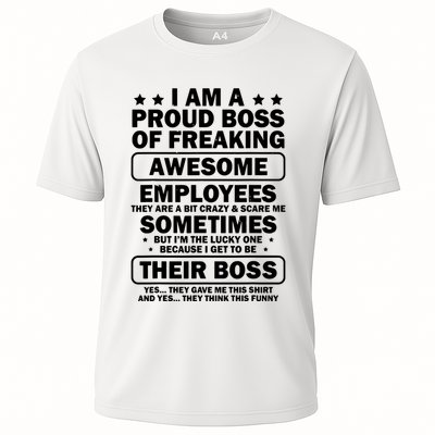 Funny Proud Boss Employee Appreciation Office Funny Boss Performance Shirt