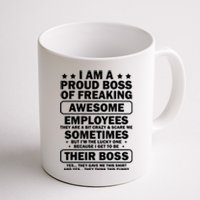 Funny Proud Boss Employee Appreciation Office Funny Boss Coffee Mug