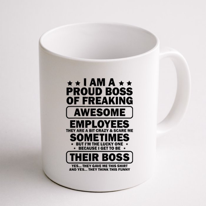 Funny Proud Boss Employee Appreciation Office Funny Boss Coffee Mug